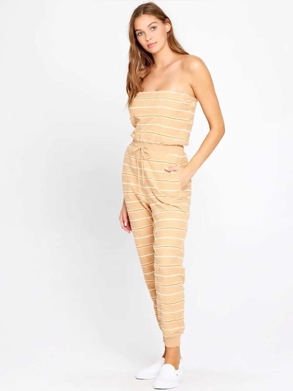 L*SPACE North Shore Strapless Jumper. Size Medium. NWOT